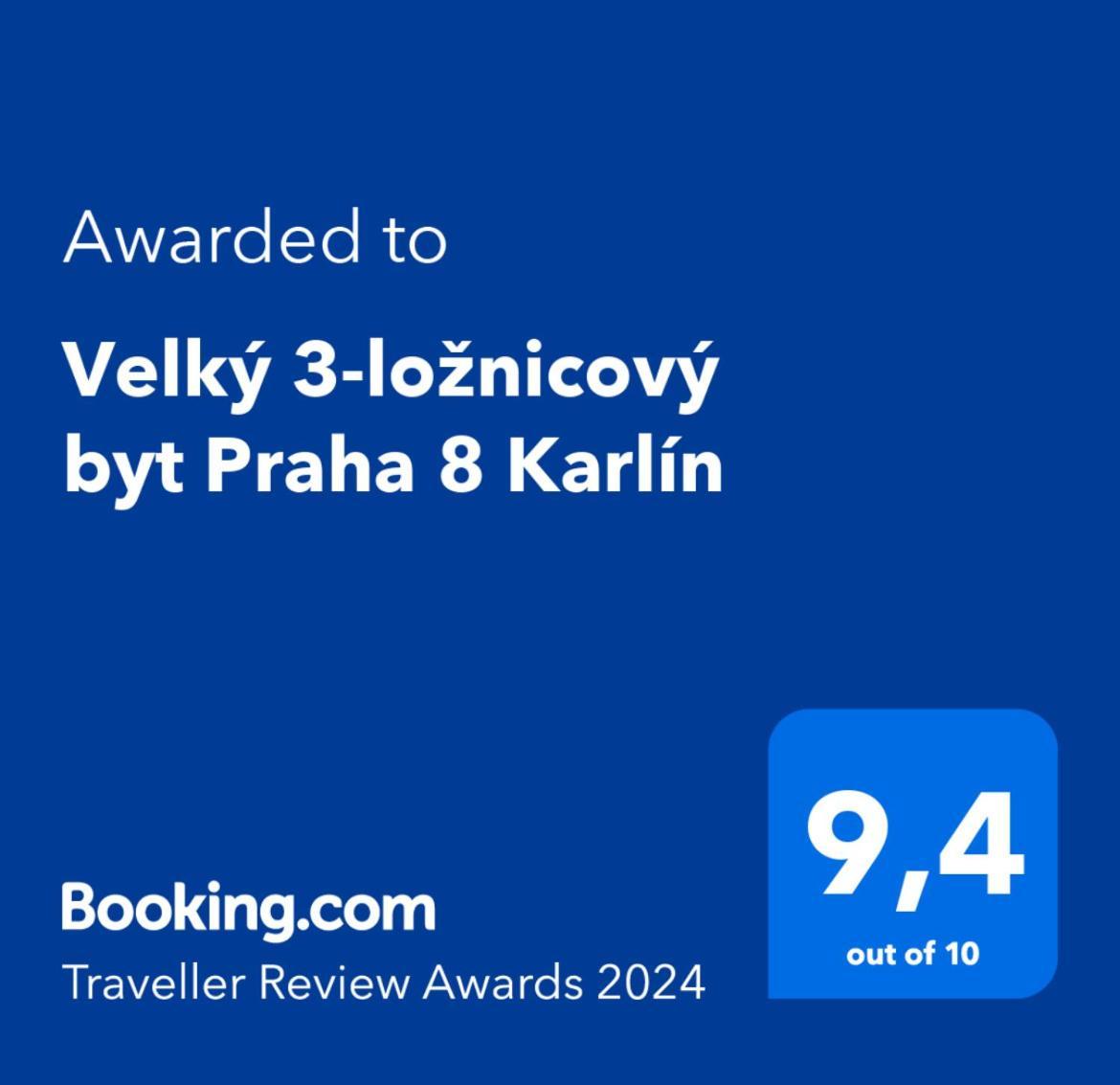 شقة Velky 3-Loznicovy Byt Praha 8 Karlin المظهر الخارجي الصورة